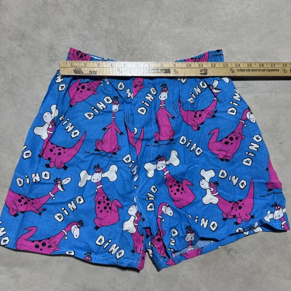 Vintage Dino From The Flintstones Sheep Zone Shorts From 1991 Sleep Boxer NWOT M